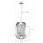 Dennita 12.6 - Inch Unique Statement Globe Pendant with Crystal Accents
