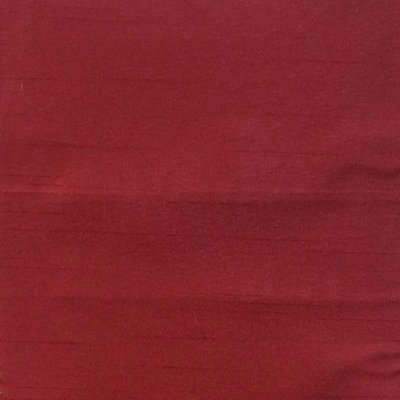Caprice Fabric | Solid Faux Silk Fabric | Color Cranberry
