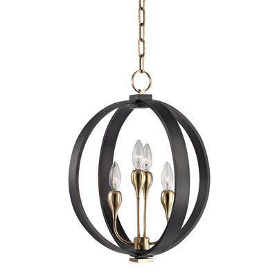 Dresden 4 - Light Chandelier -  Hudson Valley Lighting, 6716-AOB