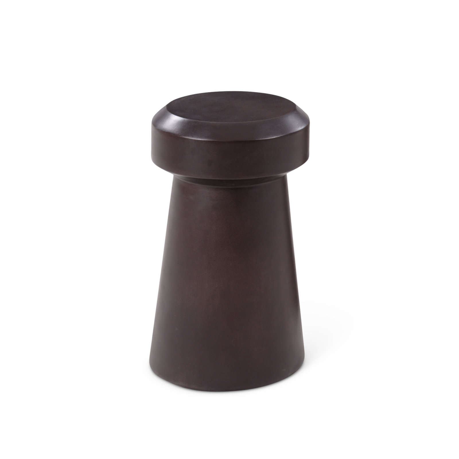 Magnus End Table, Ivory Terrazzo