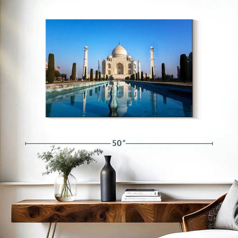 Kavia célèbre Taj Mahal, H 26 po x l 39 po