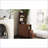 MDF Nightstand with Drawers &amp; Shelves, Solid Wood Legs for Bedroom Corners