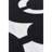 Stylish Flatweave Area Rug, 2.5 x 6.0 ft, 100% Cotton, No Pile | Machine Washable at 86°F, 1130 g/m² | Elegant Black & White Design, Easy to Clean with Vacuum & Spot Remover, Perfect for Living Room & Bedroom Décor-1069822416