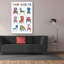 «Norine Mod Chairs Nine Up On Canvas» par Courtney Prahl, reproduction-946823127