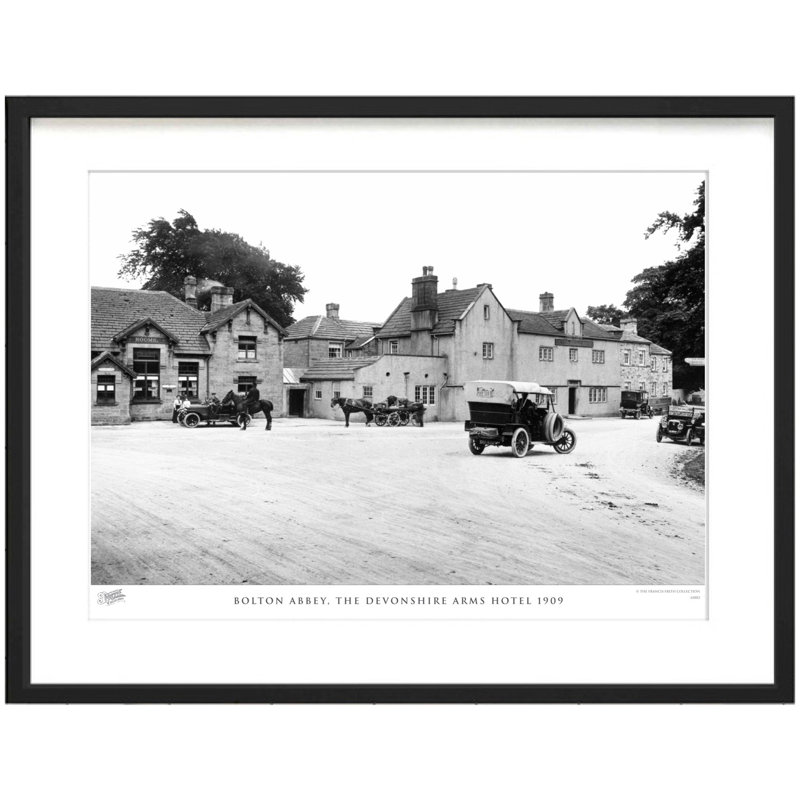 Bolton Abbey, The Devonshire Arms Hotel 1909 - Single Picture Frame Print, 40cm H x 50cm W x 2.3cm D