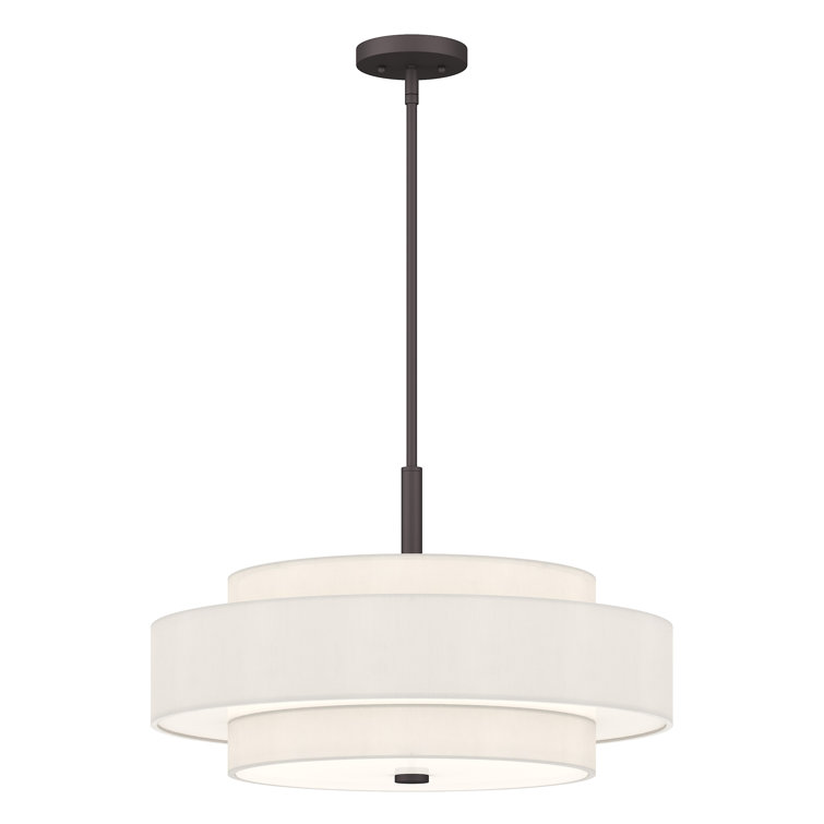 Flaire 5 Light Metal Dimmable Drum Chandelier & Reviews | Joss & Main