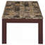 Ensemble de 3 tables basses brunes