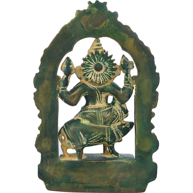 Figurine Temple Ganesha, Vert