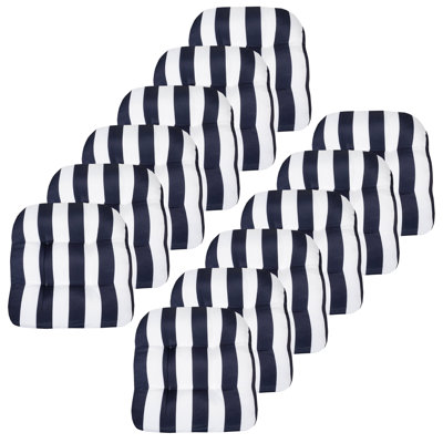 Coussins de coussins de patio intérieur / extérieur Stripe