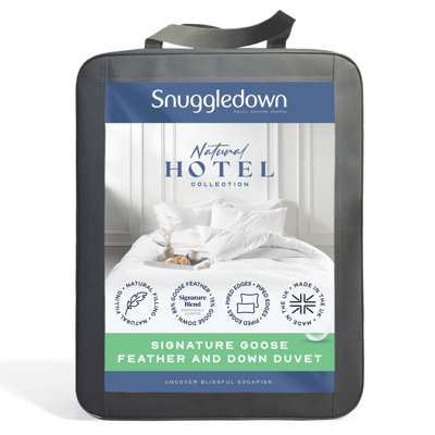 Luxurious Hotel Snuggledown Signature Goose Feather & Down Duvet 10.5 Tog All Year Round Premium Duvet