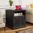 24" Modern Farmhouse Nightstand & End Table With 2-In-1 Built-In Charging Station & Double-Door Storage（Set Of 2）-604870574-611736443