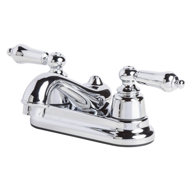 RV/Mobile Home Centerset 2-handle Bathroom Faucet, Chrome