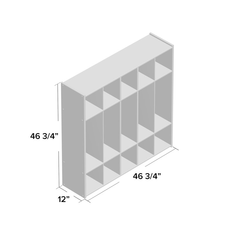 Casier Contender 3 - Tier 5 - Section, Non, H 46,75 po x l 46,75 po x P 12 po