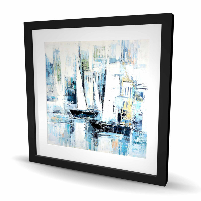 «Industrial Style» - Shapes Living, reproduction encadrée, H 24 po x l 24 po, Noir