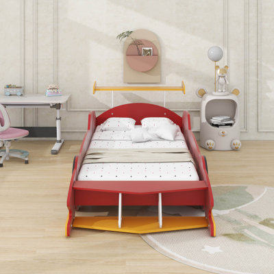 Lit plateforme simple avec roulettes