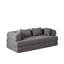 Canapé-lit modulaire convertible de 78,9 pouces avec accoudoirs amovibles, aucun assemblage requis-2093597962