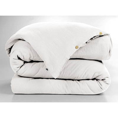 Knopp Cotton Solid Colour Duvet Cover