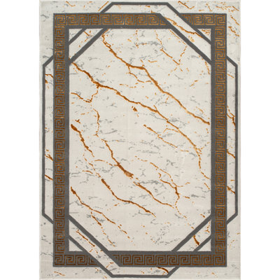 Monaco Series Abrstract Black/Gray/Ivory/Beige Area Rug