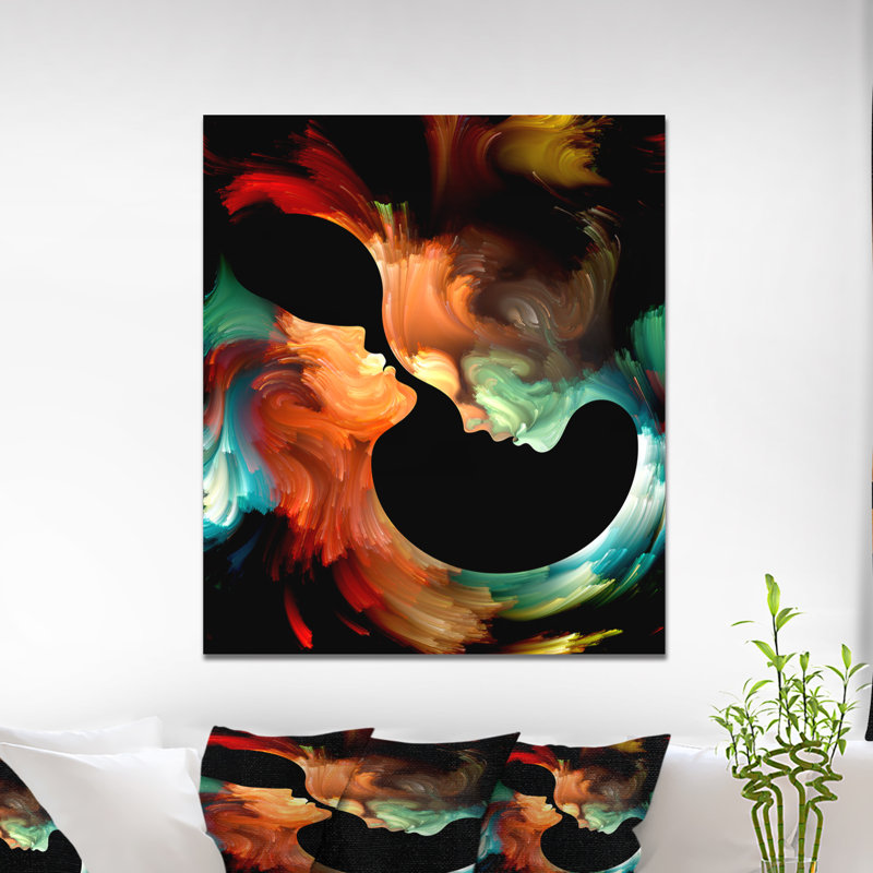 « realms of paint », impression, H 32 po x l 16 po x P 1 po, Toile tendue