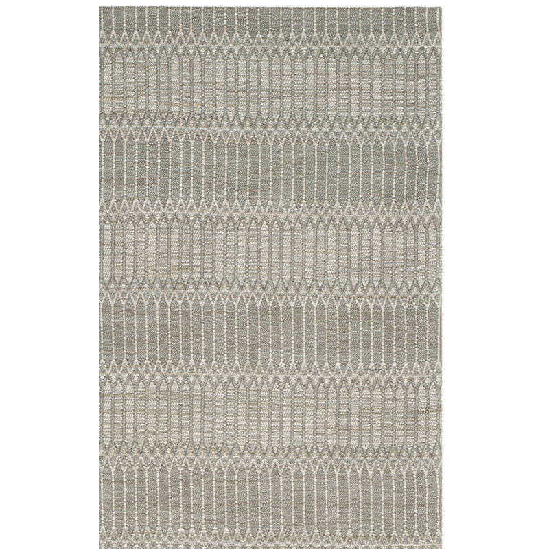 Amritpal Geometric Hand-Woven Flatweave Camel/Gray Area Rug, Runner 2'3" x 8'