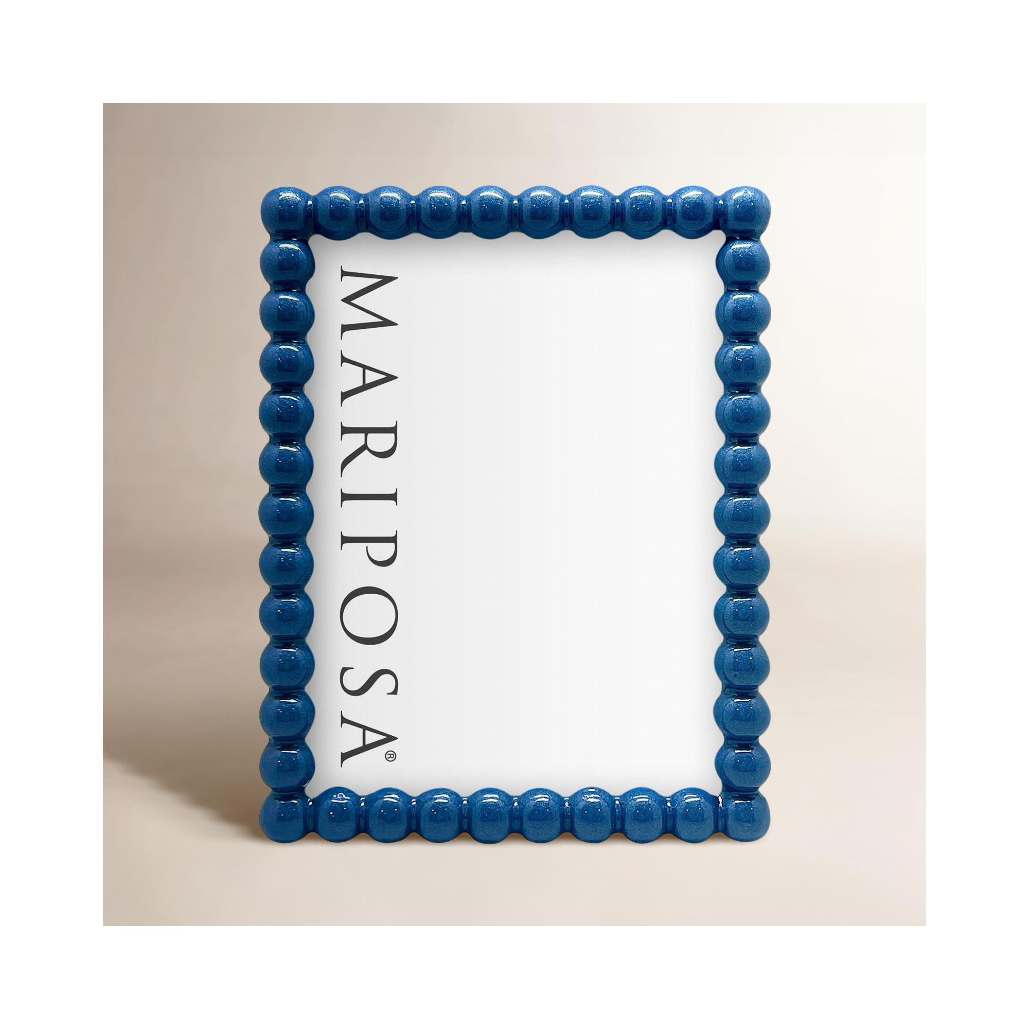 Metal Picture Frame, 5" W x 7" H, Blue