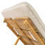 Chaise longue d'extérieur avec roulettes Riviera, structure en bois d'acacia (ensemble de 2)