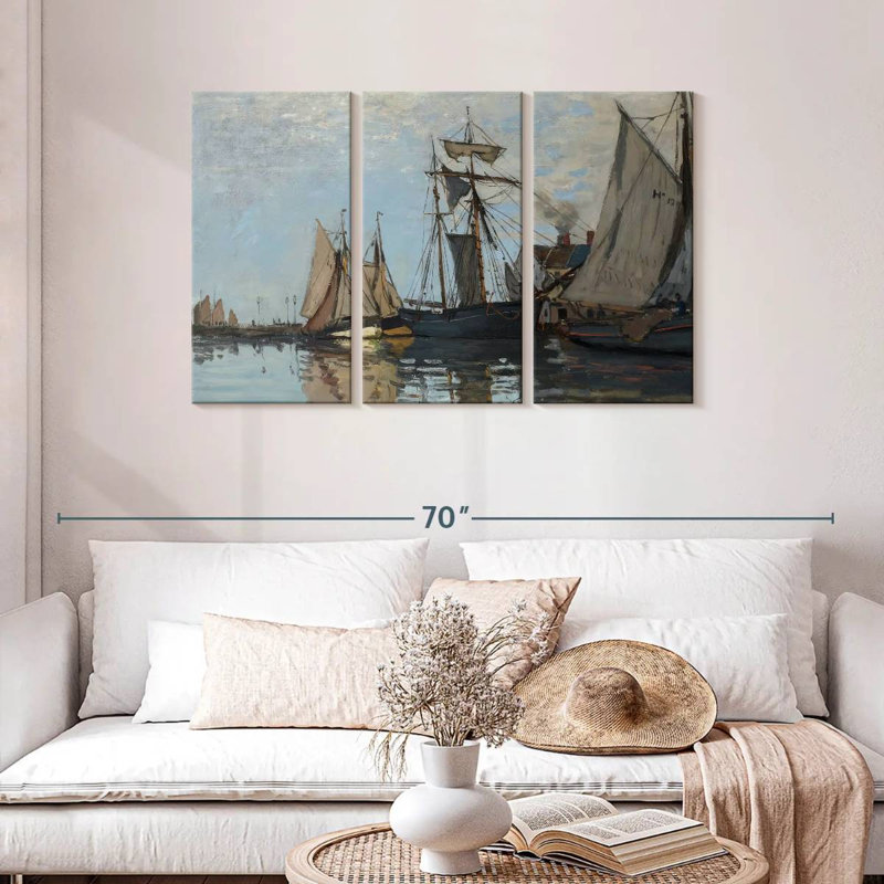 Le port de Honfleur, H 28 po x l 45 po