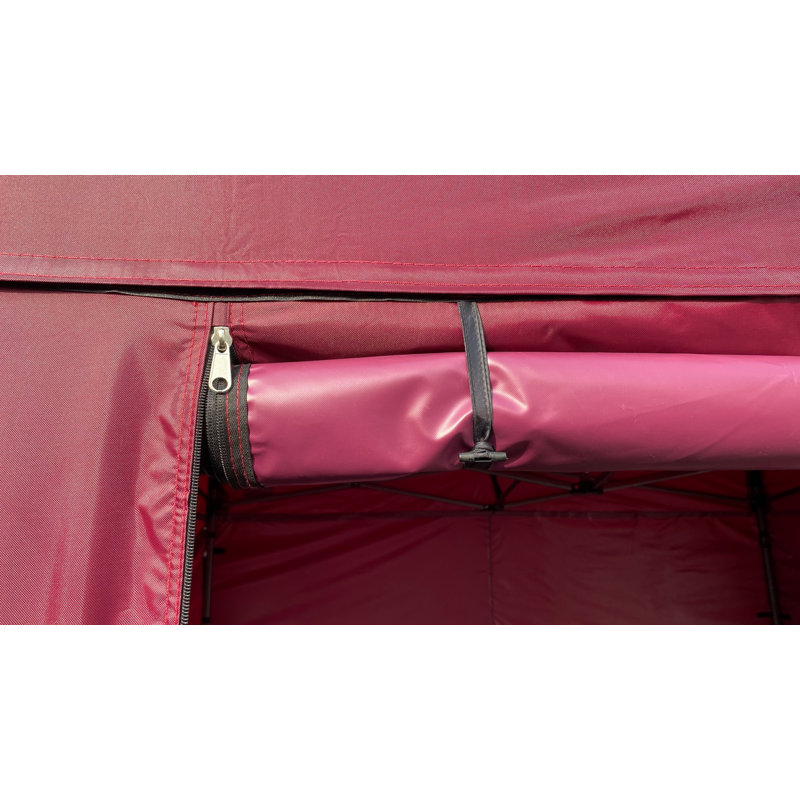 3m x 3m Steel Pop-Up Gazebo, Bordeaux