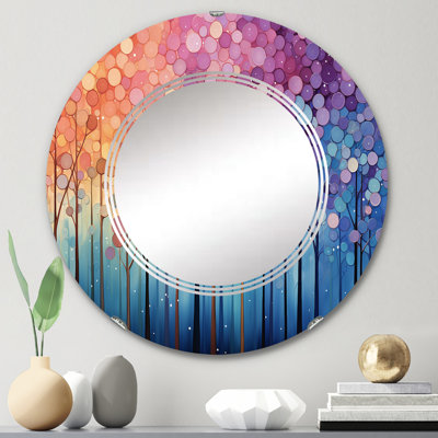 Berilo - Miroir mural moderne rond
