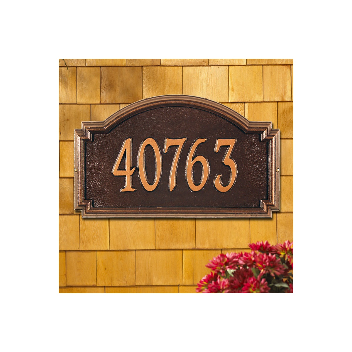 Whitehall Products Williamsburg Wall Address Plaque