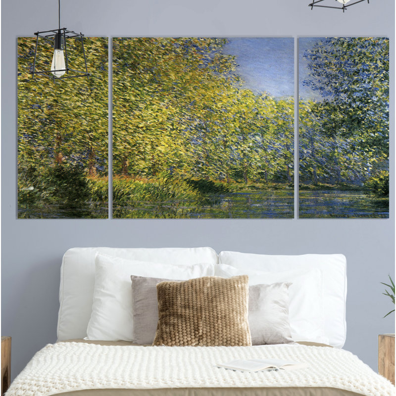 Un pli de qualité supérieure dans l’rivière, impression sur toile tendue, impression sur toile tendue