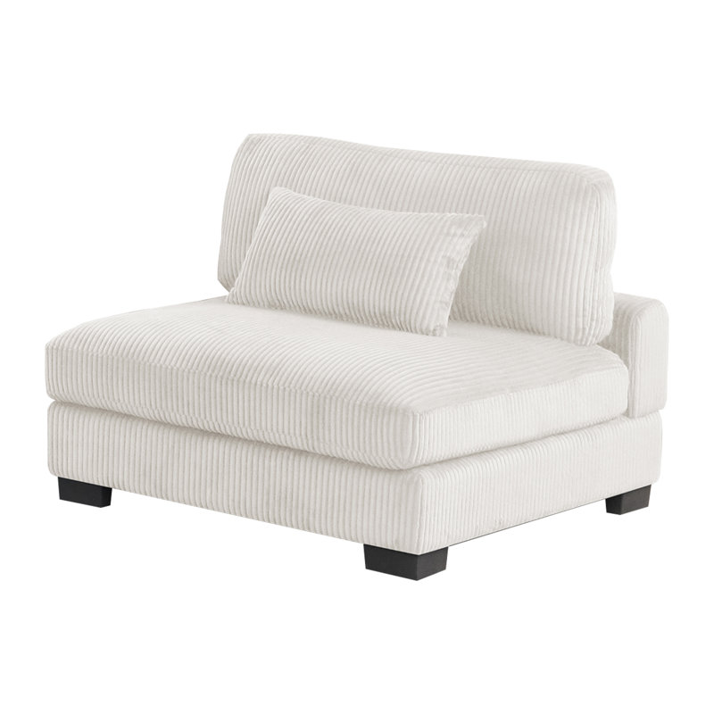 Fauteuil modulaire Minsky crème, Crème, crème