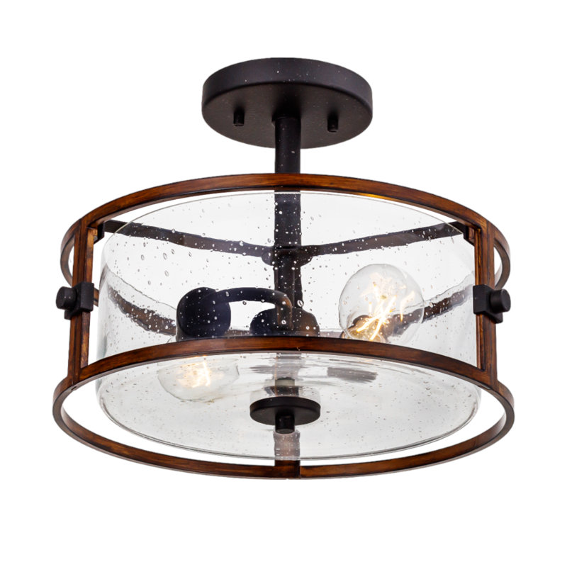 Plafonnier cylindrique semi-encastré 13,8 po Barthelmess