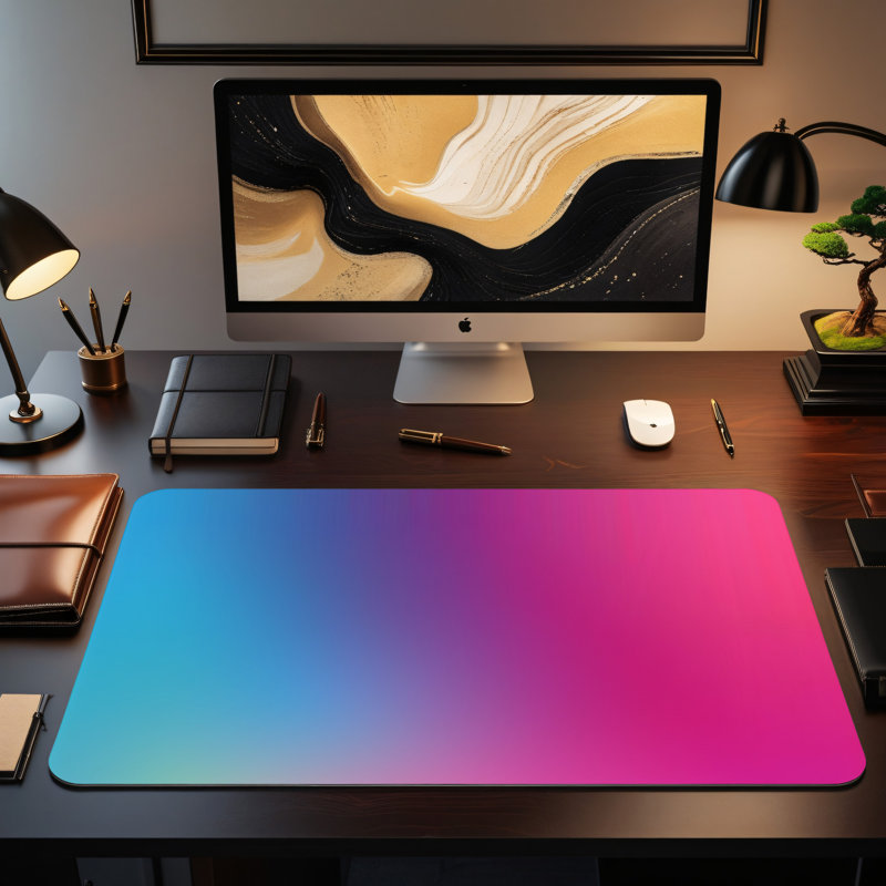 Polyester Desk Pad, 23.6x13.8