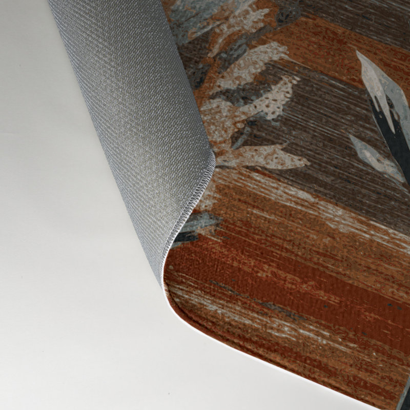 Tapis d'intérieur et d'extérieur brun Nature, Rectangle 9 pi x 12 pi