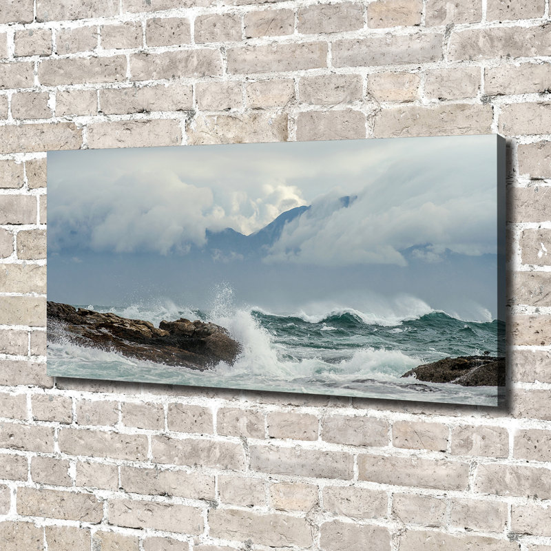 Rough Sea - Wrapped Canvas Print