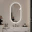 Miroir de salle de bain 48 "fixé au mur à écran tactile antibuée 48", miroir de barbier-135929474
