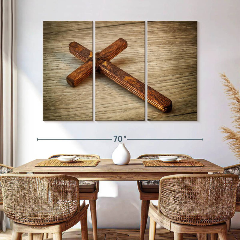 Adella Old Rugged Cross, 42" H x 65" W