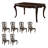 Classic vintage solid wood table set-111028268