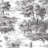 Pre-Pasted Toile Wallpaper Roll-114633536-114633535