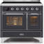 Cuisinière à induction 40 pouces avec 6 éléments à induction ILVE Majestic II Series (porte en verre)-2005538971