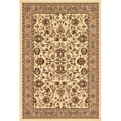 Hanan Floral Ivory Area Rug