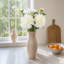 Dahlia arrangement floral blanc (ensemble de 3)-280578489