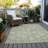 Machine Washable Indoor/Outdoor Chayden ACN1086 Aloe Rug-100138186