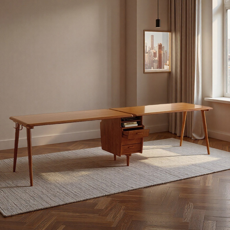 Bureau rectangulaire très pratique et exquis, H 29,52 po x l 94,48 po x P 23,62 po