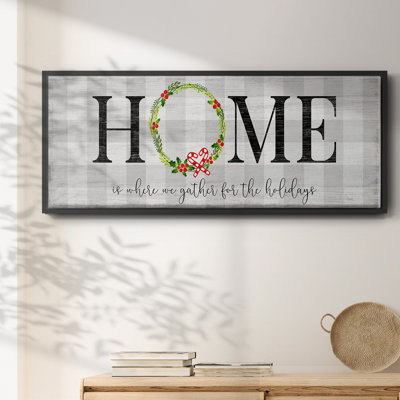 Gather for the Holidays- Framed Canvas