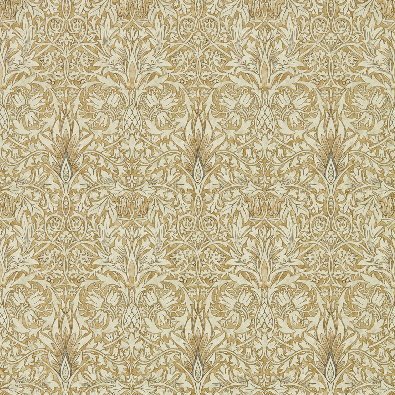 Acanthus 10.05m x 68.6cm Matte Wallpaper Roll, Beige