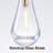 1-light Raindrop Modern Thick Glass Pendant-48581796