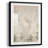 Vintage Sketch II - Antique Sketch Study, Matted and Framed Under Acrylic Glass, Entryway and Hallway Wall Art