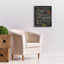 «Camping Rules Blackboard Birds» par Jean Plout, art mural sur toile, 20 po x 24 po-351565651